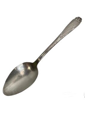 Vintage 1847 Rogers Bros Daffodil Silver Plate Table Spoon 7.5" Replacement